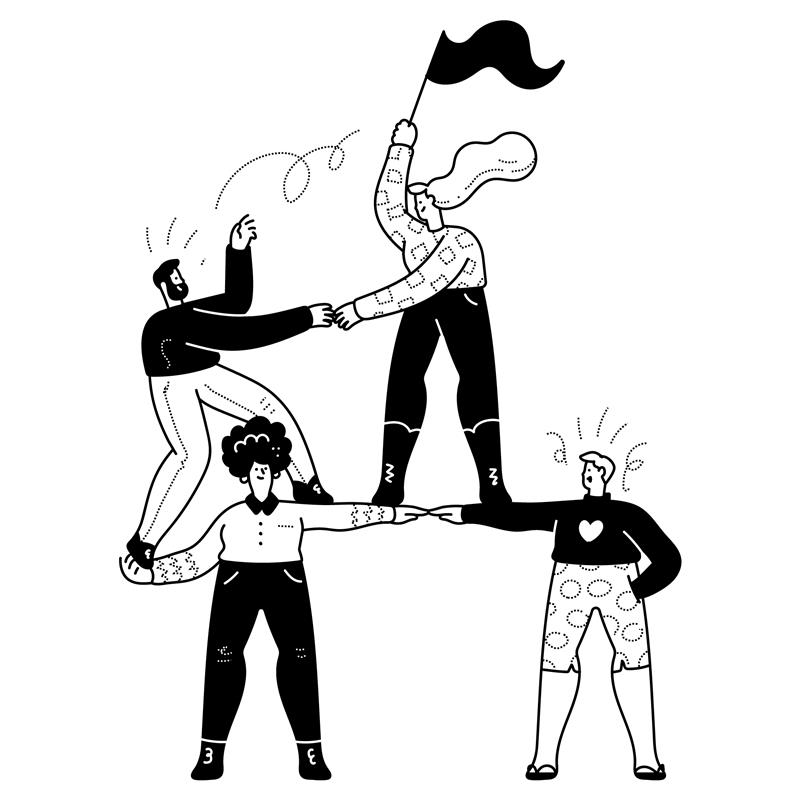 achievements workflow team teamwork flag goal target achievement accomplishment